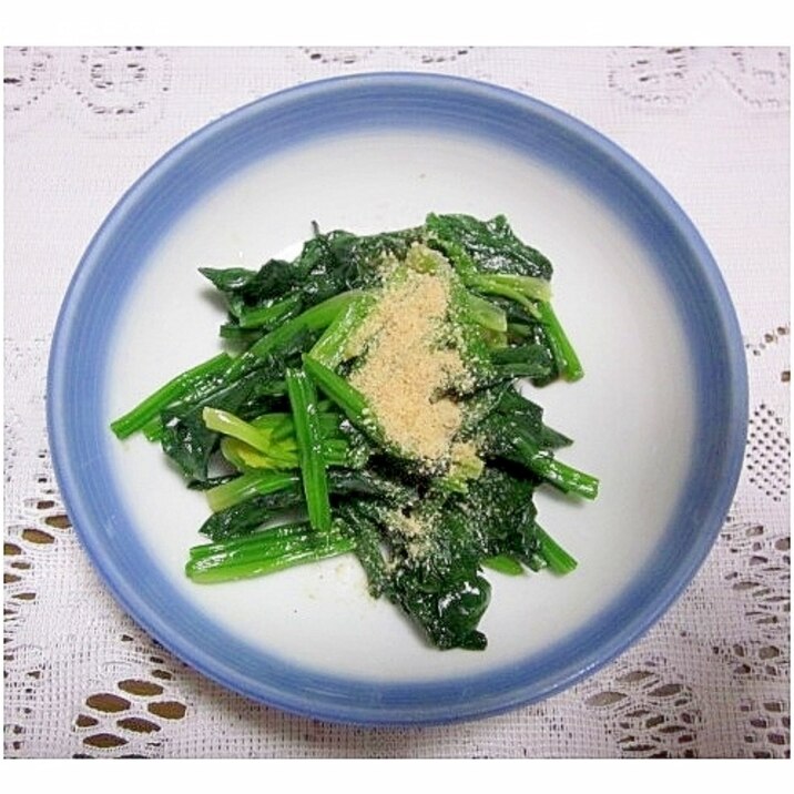 ほうれん草のからし和え(だし醤油)